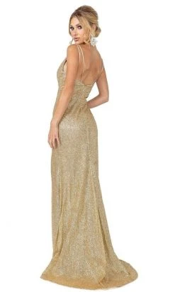 Dancing Queen - 4169 Sleeveless Deep V Neck Trumpet Dress 5 Dancing Queen - 4169 Sleeveless Deep V Neck Trumpet Dress
