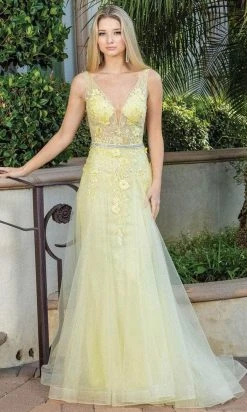 Dancing Queen 4311 - V-Neck A-Line Prom Dress 9 Dancing Queen 4311 - V-Neck A-Line Prom Dress
