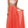 Dancing Queen - 9298 Embellished Halter A-line Evening Dress 2 Dancing Queen - 9298 Embellished Halter A-line Evening Dress