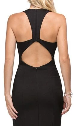 Dancing Queen - 9637 Magnificent V-Neck Racer Back Prom Dress 12 Dancing Queen - 9637 Magnificent V-Neck Racer Back Prom Dress