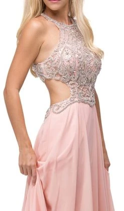 Dancing Queen - 9740 Bejeweled A-line Evening Dress 10 Dancing Queen - 9740 Bejeweled A-line Evening Dress