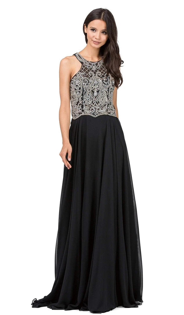 Dancing Queen - 9740 Bejeweled A-line Evening Dress 7 Dancing Queen - 9740 Bejeweled A-line Evening Dress
