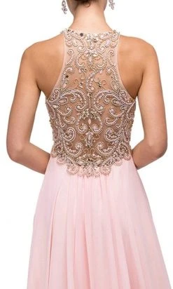 Dancing Queen - 9776 Chiffon Halter A-Line Evening Dress 11 Dancing Queen - 9776 Chiffon Halter A-Line Evening Dress