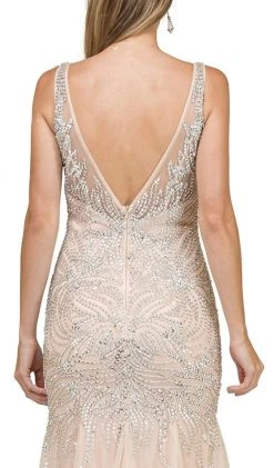 Dancing Queen - 9978 Embellished V-Neck Trumpet Prom Dress 11 Dancing Queen - 9978 Embellished V-Neck Trumpet Prom Dress