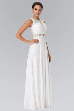 Elizabeth K - GL1460 Sleeveless Beaded Lace Long Dress 19 Elizabeth K - GL1460 Sleeveless Beaded Lace Long Dress