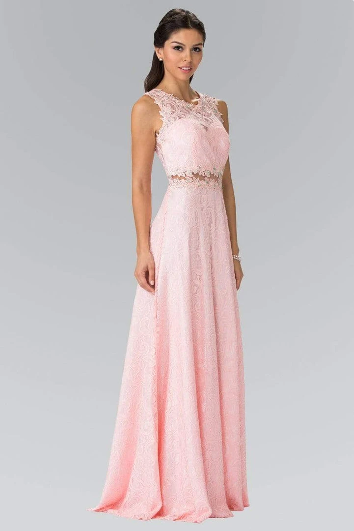 Elizabeth K - GL1460 Sleeveless Beaded Lace Long Dress 6 Elizabeth K - GL1460 Sleeveless Beaded Lace Long Dress