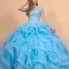 Elizabeth K - GL1600 Jewel Embellished Bodice Tulle Ballgown