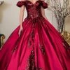 Elizabeth K - GL1913 Puff Sleeve Sweetheart Sequin Ballgown