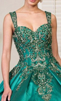 Elizabeth K - GL1930 Embroidered Sweetheart Satin Ballgown 16 Elizabeth K - GL1930 Embroidered Sweetheart Satin Ballgown