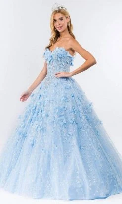 Elizabeth K - GL1939 Bejeweled Applique Ballgown
