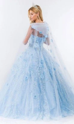 Elizabeth K - GL1939 Bejeweled Applique Ballgown