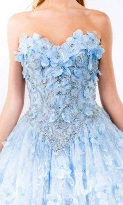 Elizabeth K - GL1939 Bejeweled Applique Ballgown