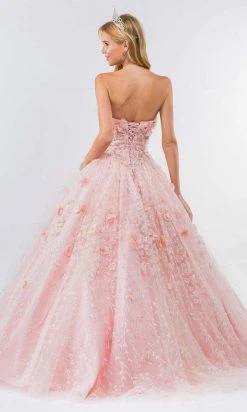 Elizabeth K - GL1939 Bejeweled Applique Ballgown