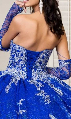 Elizabeth K - GL1943 Embroidered Sweetheart Mesh Ballgown 17 Elizabeth K - GL1943 Embroidered Sweetheart Mesh Ballgown