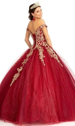 Elizabeth K GL1972 - Off-shoulder Sweetheart Neck Ball Gown