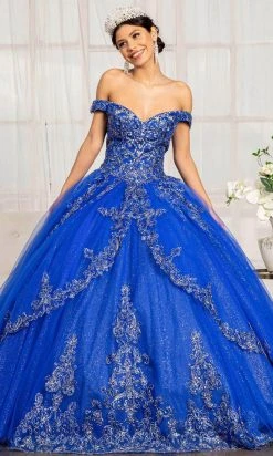 Elizabeth K GL1972 - Off-shoulder Sweetheart Neck Ball Gown 15 Elizabeth K GL1972 - Off-shoulder Sweetheart Neck Ball Gown