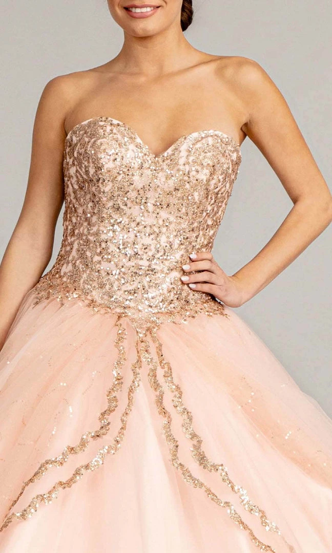 Elizabeth K GL1973 - Strapless Sweetheart Neck Ball Gown 5 Elizabeth K GL1973 - Strapless Sweetheart Neck Ball Gown