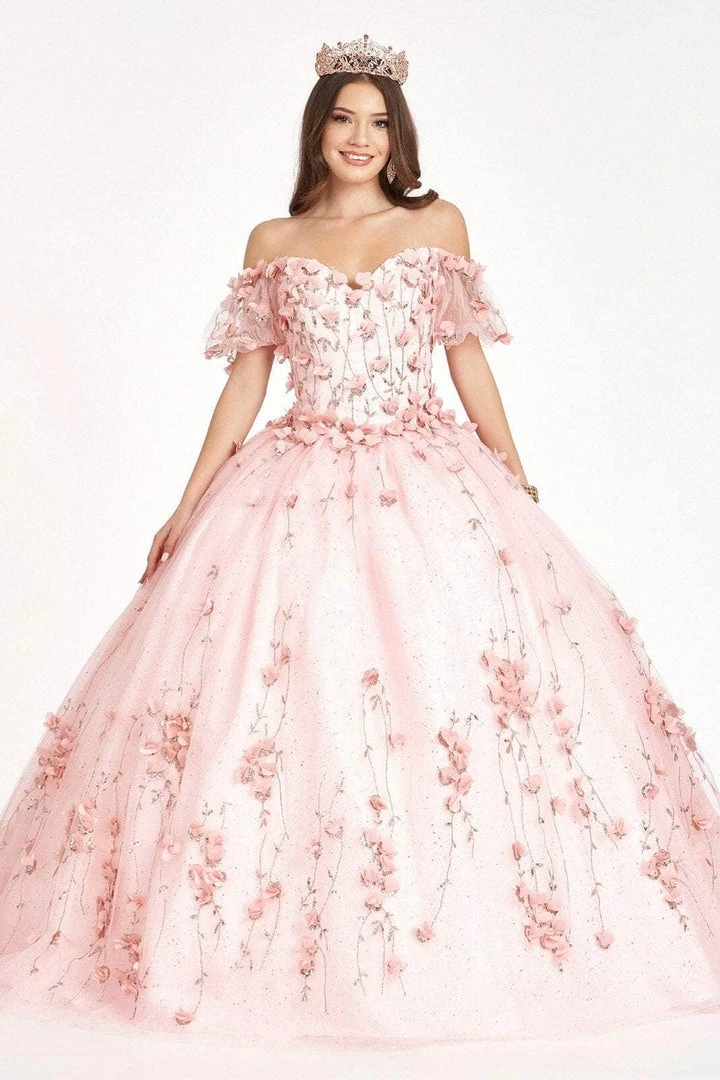 Elizabeth K GL1975 - Floral Glitter Ballgown 9 Elizabeth K GL1975 - Floral Glitter Ballgown