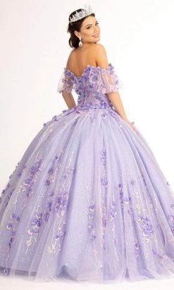 Elizabeth K GL1975 - Floral Glitter Ballgown 37 Elizabeth K GL1975 - Floral Glitter Ballgown