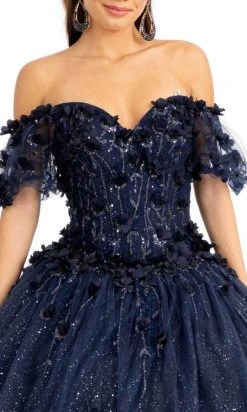 Elizabeth K GL1975 - Floral Glitter Ballgown 43 Elizabeth K GL1975 - Floral Glitter Ballgown