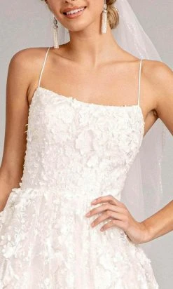 Elizabeth K GL1985 - Sleeveless Floral Wedding Dress 8 Elizabeth K GL1985 - Sleeveless Floral Wedding Dress