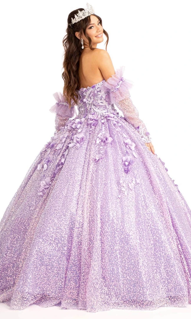 Elizabeth K GL1986 - Sweetheart Neck With Removable Sleeve Long Gown 8 Elizabeth K GL1986 - Sweetheart Neck With Removable Sleeve Long Gown