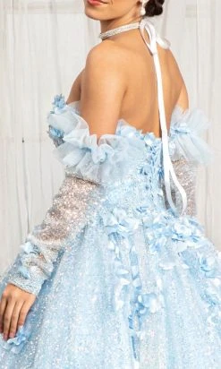 Elizabeth K GL1986 - Sweetheart Neck With Removable Sleeve Long Gown 14 Elizabeth K GL1986 - Sweetheart Neck With Removable Sleeve Long Gown