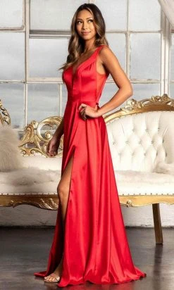 Elizabeth K GL1992 - Plunging Bodice Satin Prom Dress 35 Elizabeth K GL1992 - Plunging Bodice Satin Prom Dress