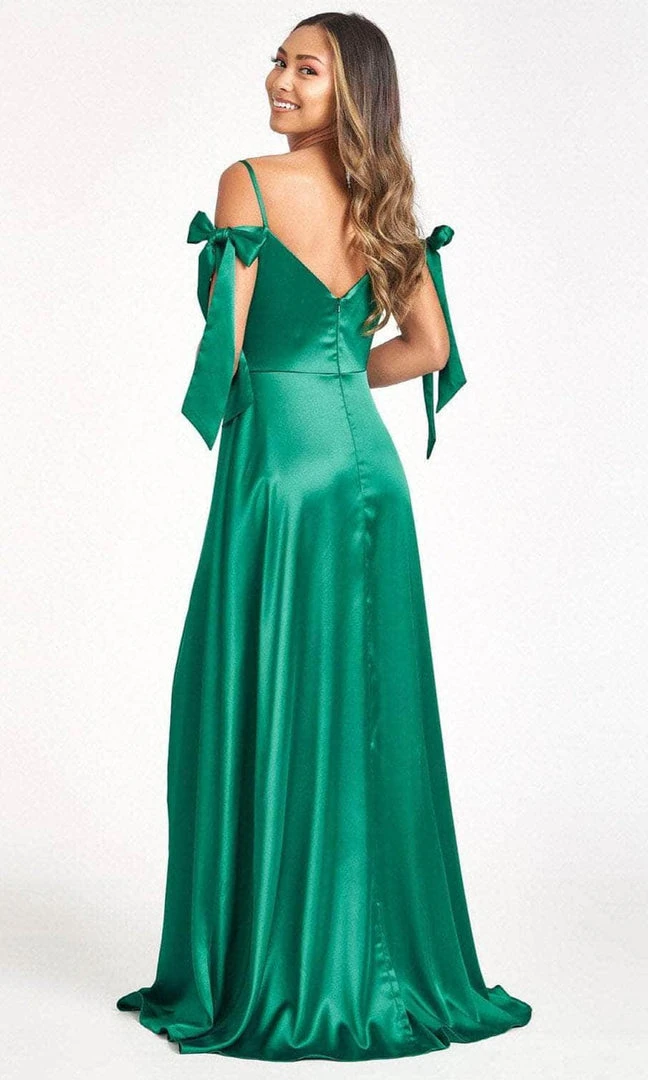Elizabeth K GL1994 - Tie Strap Satin A-Line Prom Dress 4 Elizabeth K GL1994 - Tie Strap Satin A-Line Prom Dress