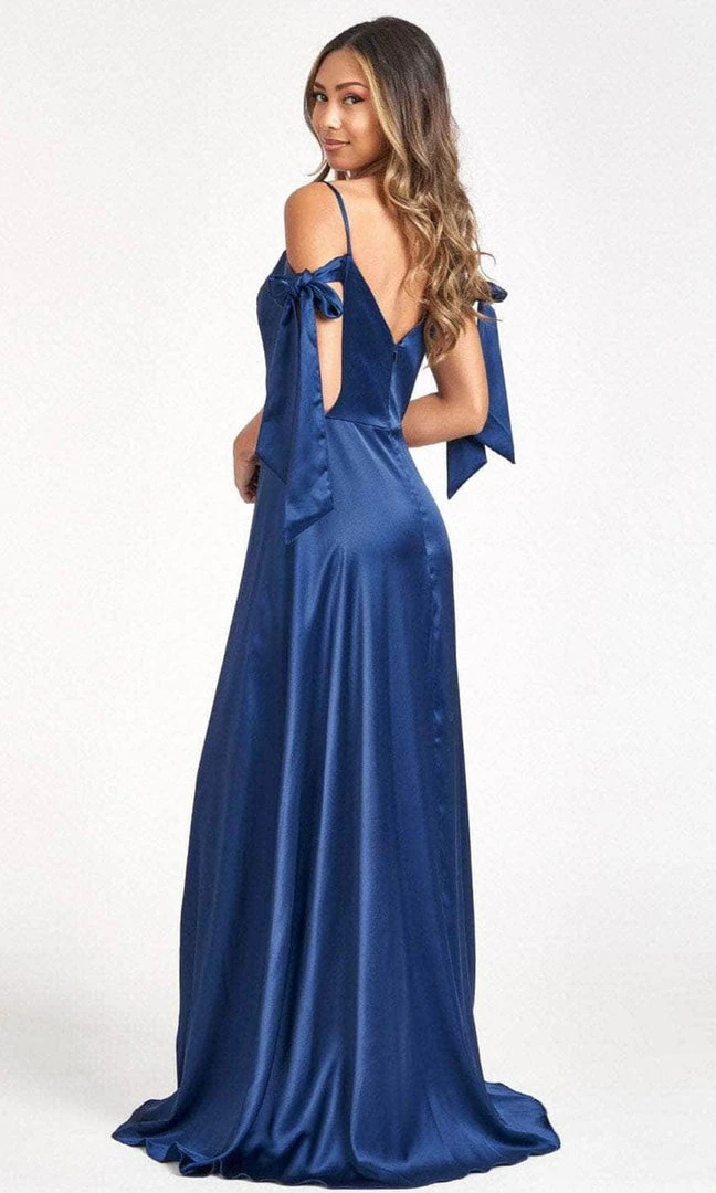 Elizabeth K GL1994 - Tie Strap Satin A-Line Prom Dress 12 Elizabeth K GL1994 - Tie Strap Satin A-Line Prom Dress