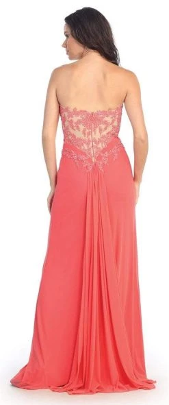 Elizabeth K - GL2016 Embroidered Sweetheart A-Line Dress 7 Elizabeth K - GL2016 Embroidered Sweetheart A-Line Dress