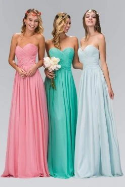 Elizabeth K - GL2076 Ruched Sweetheart Chiffon A-line Dress 7 Elizabeth K - GL2076 Ruched Sweetheart Chiffon A-line Dress