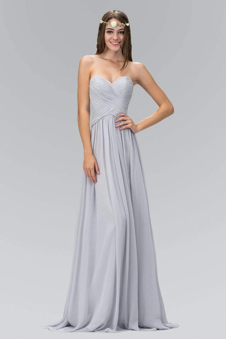Elizabeth K - GL2076 Ruched Sweetheart Chiffon A-line Dress 4 Elizabeth K - GL2076 Ruched Sweetheart Chiffon A-line Dress