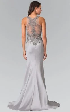 Elizabeth K - GL2325 Embellished High Neck Jersey Trumpet Dress 13 Elizabeth K - GL2325 Embellished High Neck Jersey Trumpet Dress