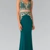 Elizabeth K - GL2334 Beaded V-Neck Jersey Trumpet Dress 2 Elizabeth K - GL2334 Beaded V-Neck Jersey Trumpet Dress