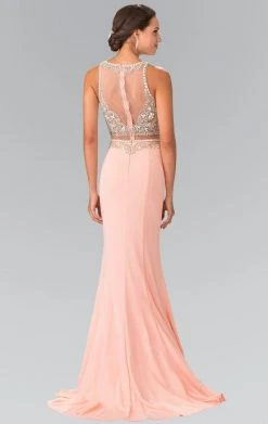 Elizabeth K - GL2342 Bead Embellished Illusion Sweetheart Dress 11 Elizabeth K - GL2342 Bead Embellished Illusion Sweetheart Dress