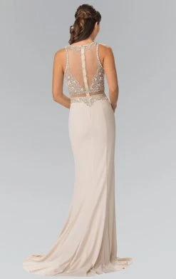 Elizabeth K - GL2342 Bead Embellished Illusion Sweetheart Dress 13 Elizabeth K - GL2342 Bead Embellished Illusion Sweetheart Dress