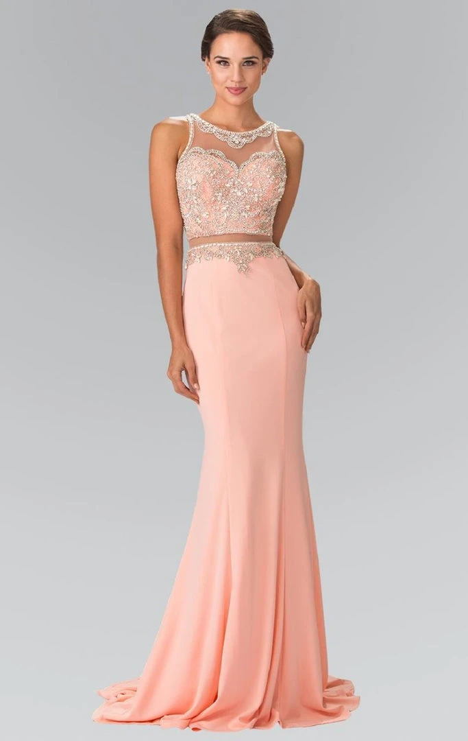 Elizabeth K - GL2342 Bead Embellished Illusion Sweetheart Dress 5 Elizabeth K - GL2342 Bead Embellished Illusion Sweetheart Dress