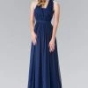 Elizabeth K - GL2362 Long Chiffon Halter Dress 2 Elizabeth K - GL2362 Long Chiffon Halter Dress