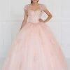 Elizabeth K - GL2427 Embellished Sweetheart Ballgown With Bolero 1 Elizabeth K - GL2427 Embellished Sweetheart Ballgown With Bolero