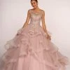 Elizabeth K - GL2517 Bead Embellished Ruffled Quinceanera