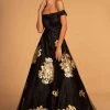 Elizabeth K - GL2542 Sequin Embellished Off-Shoulder Evening Gown
