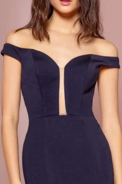 Elizabeth K - GL2658 Off-Shoulder Fitted Mermaid Dress 16 Elizabeth K - GL2658 Off-Shoulder Fitted Mermaid Dress