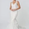 Elizabeth K - GL2814 Embroidered V-Neck Mermaid Bridal Gown