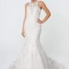 Elizabeth K - GL2818 Embellished Illusion Jewel Trumpet Bridal Dress 2 Elizabeth K - GL2818 Embellished Illusion Jewel Trumpet Bridal Dress