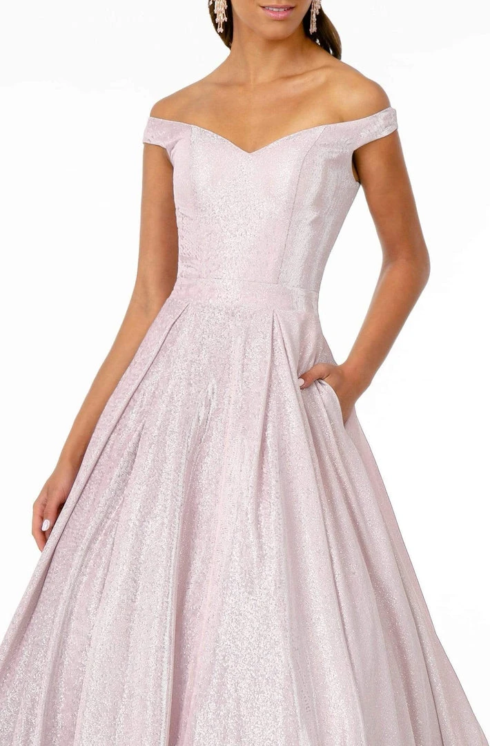 Elizabeth K - GL2904 Sweetheart Off-Shoulder Pleated Ballgown 8 Elizabeth K - GL2904 Sweetheart Off-Shoulder Pleated Ballgown