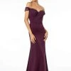 Elizabeth K - GL2958 Beaded Lace Appliqued Off Shoulder Jersey Gown 2 Elizabeth K - GL2958 Beaded Lace Appliqued Off Shoulder Jersey Gown