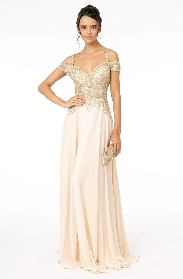 Elizabeth K - GL2998 Embroidered Sweetheart Chiffon A-Line Gown 9 Elizabeth K - GL2998 Embroidered Sweetheart Chiffon A-Line Gown
