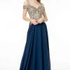 Elizabeth K - GL2998 Embroidered Sweetheart Chiffon A-Line Gown 1 Elizabeth K - GL2998 Embroidered Sweetheart Chiffon A-Line Gown