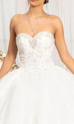 Elizabeth K GL3017 - Strapless Sweetheart Wedding Dress